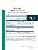 PI025 - M5 - Sage ERP X3 - Steering Committee No.4 Sign-Off - v7.00