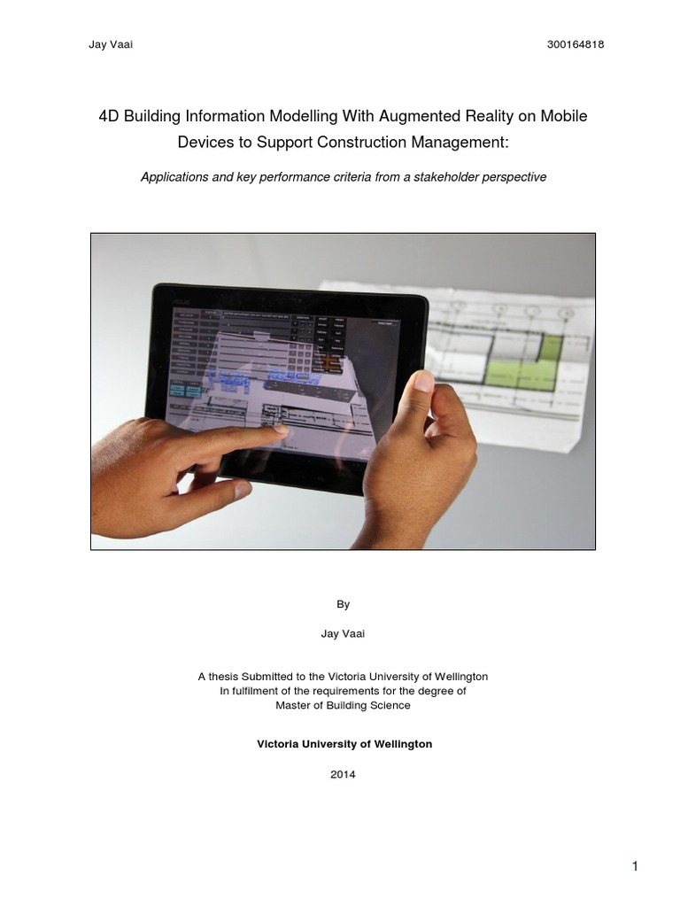 Thesis | PDF | Augmented Reality | Building Information Modeling
