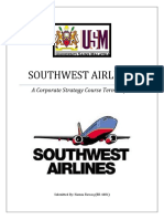 Southwest Airlines: A Corporate Strategy Course Term Paper