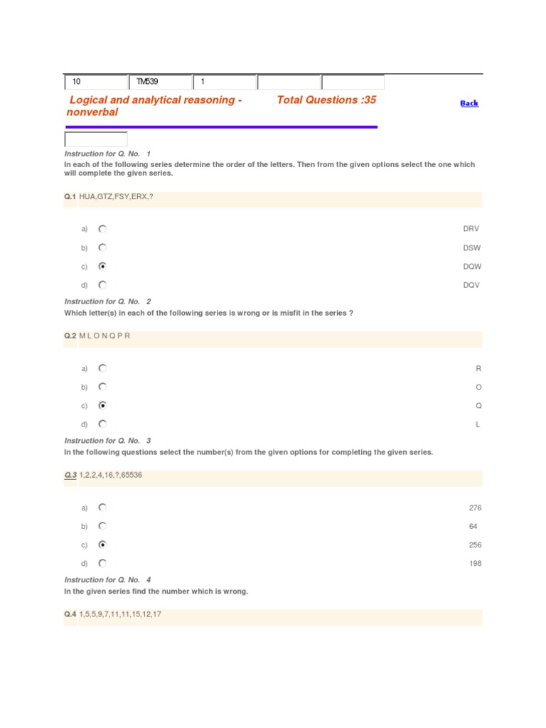 Logical and Analytical Reasoning PDF