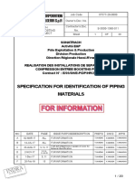 S-3000-1360-011 - F-Specification For Identification of Piping Materials