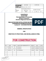S-3000-3130-002 - 0-General Specification of Erection of Steel Structure and Miscellanous Materials PDF