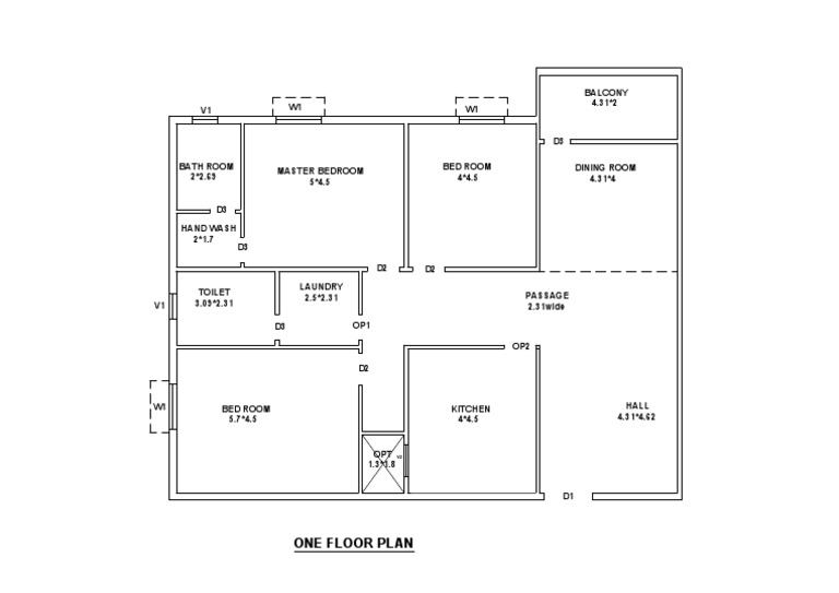 One Floor Plan | PDF