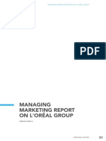 (18055117 - CRIS - Bulletin of The Centre For Research and Interdisciplinary Study) Managing Marketing Report On L'oréal Group PDF