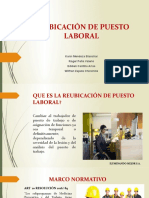 REUBICACIÓN DE PUESTO LABORAL