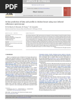 At-Line Prediction of Fatty Acid Profile in Chicken Breast Using NIR Reflectance Spectrosc-6