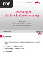 Processing of Titanium & Aluminium Alloys