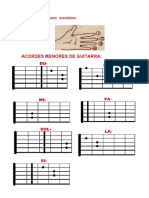 Acordes Menores de Guitarra