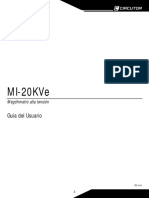 megohmetro-alta-tension-mi20kve - Manual de uso