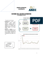 Informe Del Sector Automotor A Diciembre 2015