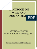 Handbook On Wild and Zoo Animals - A Treatise For Students of Veterinary, Zoology, Forestry and Environmental Science (VetBooks - Ir)
