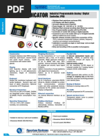 It8000 Indicator: Industrial Programmable Analog / Digital Controller, IP65