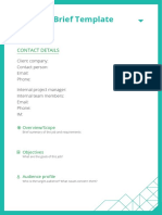 PDF of Creative Brief Template