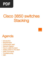 Cisco 3850 Switches Stacking