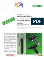 Impulse Screwdriver With Automatic Shut-Off: Ewdriver Pneumatic For Special Applications