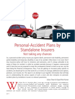 Personal-Accident Plans by Standalone Insurers: Not Taking Any Chances