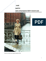 12/2011 Trench Coat: By: Burda Style Magazine