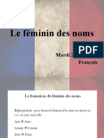 Le Féminin Des Noms