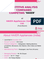 Haier India Survey (Pune, Maharashtra Region)