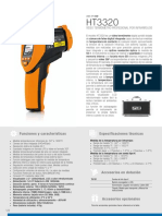 Medición de temperatura profesional infrarroja con cámara y sonda K