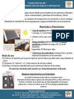 Colector Solar - Proy. Tierra Sana PDF