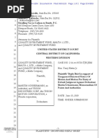 USDC Doc. #64 - Plaintiffs' Unopposed Reply Brief ISO Renewed Notice of Motion and Motion For Entry of Default Judgment, 4828-87