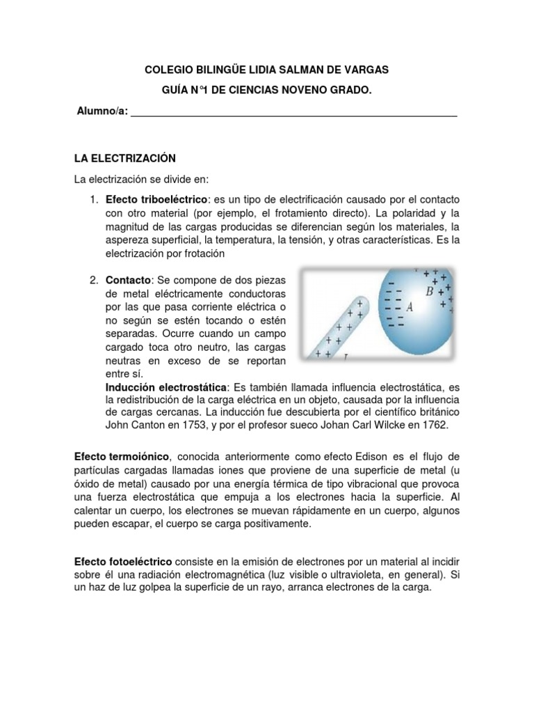 Que Particulas Subatomicas Pueden Escapar Del Atomo Y Quedar Libres Correos Electrónicos 1584329359295 - Ciencias Noveno Guia 1 PDF | PDF |  Electricidad | Corriente eléctrica