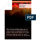 Zelazo 2013 Oxford Handbook Developmental Psychology Vol. 1 PDF