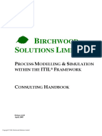 Birchwood Solutions Limited 2005 Process - Modeling - and - Simulation - With - ITIL - Framework