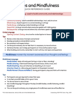 Circles and Mindfulness Reference Guide