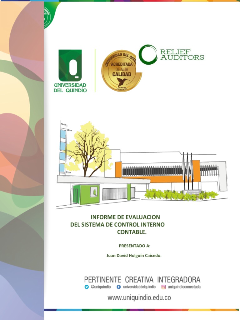 Evaluación del Control Interno Contable | PDF | Teneduría de libros ...