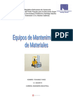 Equipos de Mantenimientos YOHA