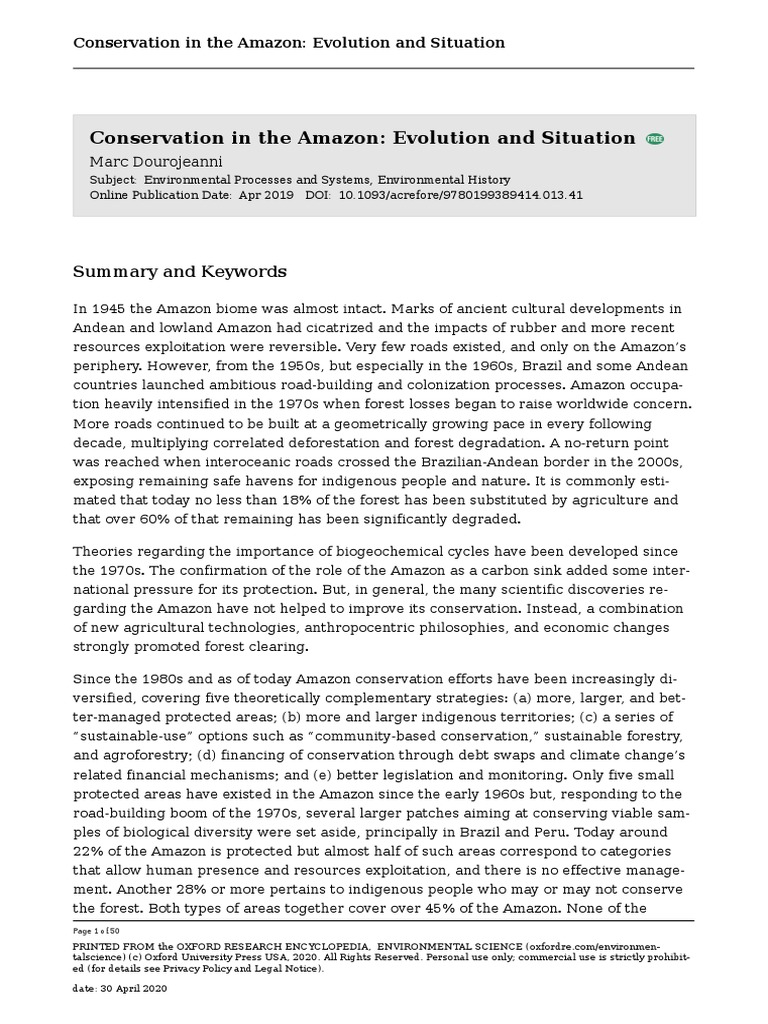 Amazon Conservation This Study Will Inspire You - lvnv3p3
