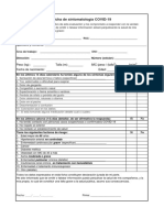 Evaluación sintomatología COVID-19