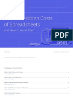 The Five Hidden Costs of Spreadsheets: and How To Avoid Them
