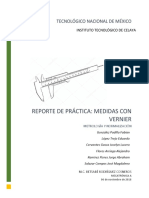 Reporte de Practica - Vernier