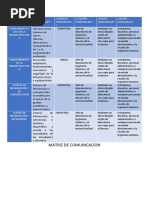 Matriz de Comunicacion