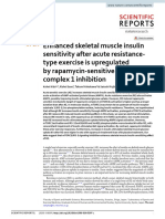 Enhanced Skeletal Muscle Insulin Sensitivity After Acute Resistance-Type Exercise Is Upregulated by Rapamycin-Sensitive Mtor Complex 1 Inhibition