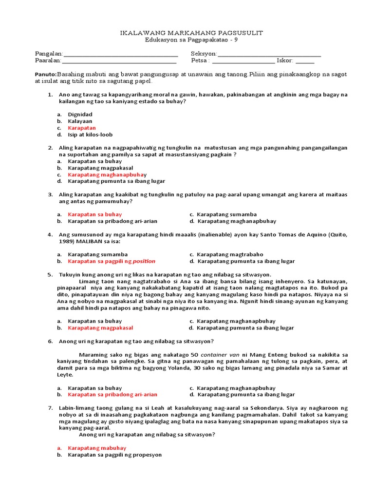 Esp 9 Q2 | PDF