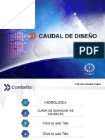 Caudal de Diseño