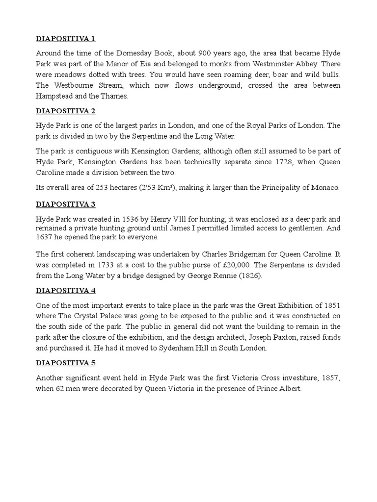 History of Hyde Park, London PDF