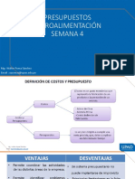 Presupuestos Retroalimentación Semana 4: MG: Walter Poma Sánchez Email: Wpomas@upao - Edu.pe