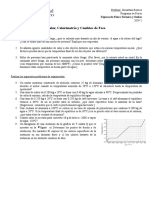 Calor, calorimetría y cambios de fase en física térmica