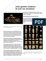 Oldest-Ever Human Genetic Evidence Clarifies Dispute Over Our Ancestors