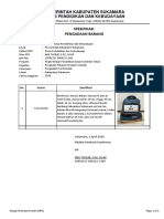 SPEKTEKpengadaan Tas sekolahTENDER ULANG