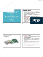 Memory Systems: Computer Organization and Architecture (18EC35)