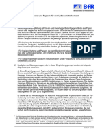 BFR XVI. Papeles, Cartones y Cartones para Contacto Alimentario. (Alemania)