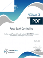 Design Thinking Pahola Gyselle Carvalho Silva PDF