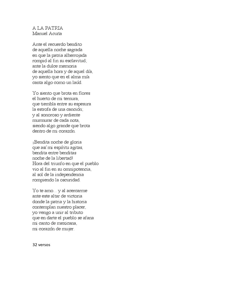 A La Patria PDF | PDF