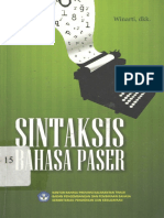 Sintaksis Bahasa Paser Kalimantan